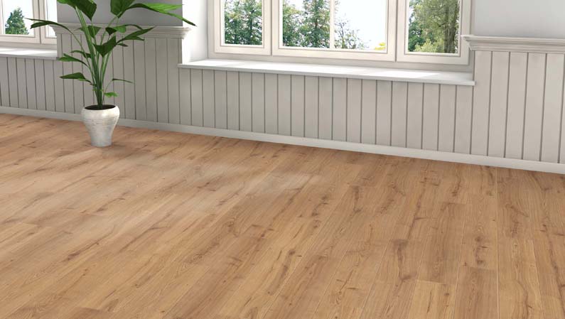Sol stratifi� : SOL STRATIFIE CHENE BAVAROIS PLANCHE LARGE 4 CHANFREINS (TT100LC) - Parkett.fr