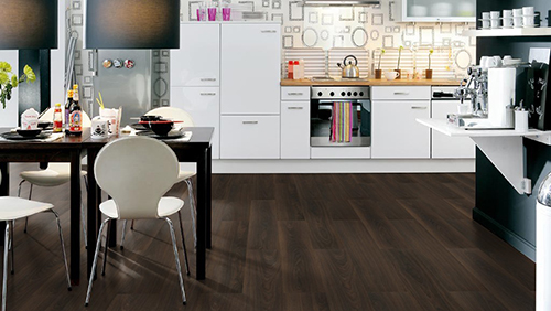 Sol stratifi� : CHENE FONCE SOL STRATIFIE USAGE INTENSIF COMMERCIAL AC5  - Parkett.fr