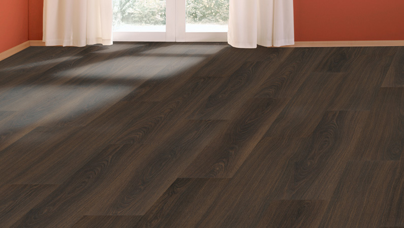 Sol stratifi� : CHENE FONCE PLANCHE LARGE AUTHENTIQUE (TRITTY100TC) SOL STRATIFIE - Parkett.fr