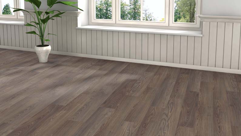 Sol stratifi� : ACACIA FUME TRAME MAT PLANCHE LARGE (TRITTY100) SOL STRATIFIE - Parkett.fr