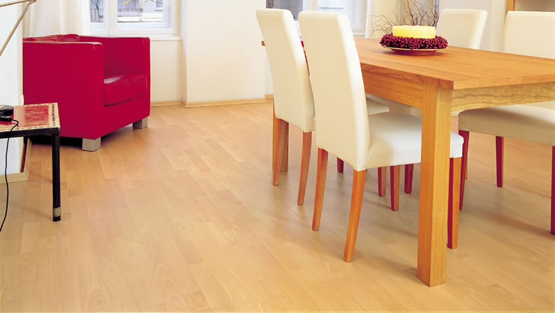 Sol stratifi� : HETRE BEIGE 3 FRISES (TRITTY100) SOL STRATIFIE - Parkett.fr