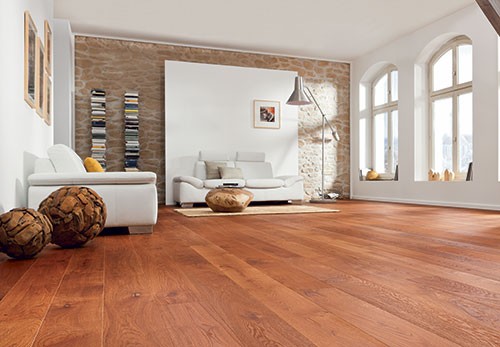 CHENE MASSIF RUSTICA PLUS HUILE BROSSE CHERRY 150x15mm  