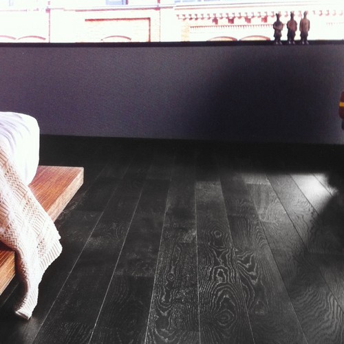 Parquet flottant chêne huile - Chêne multiply rustique huilé black mountain 190x22x6mm de bois noble +