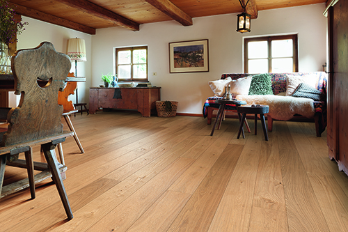 Parquet flottant chêne huile - Chene contrecolle huile brosse authentique san marco 142x15x4mm