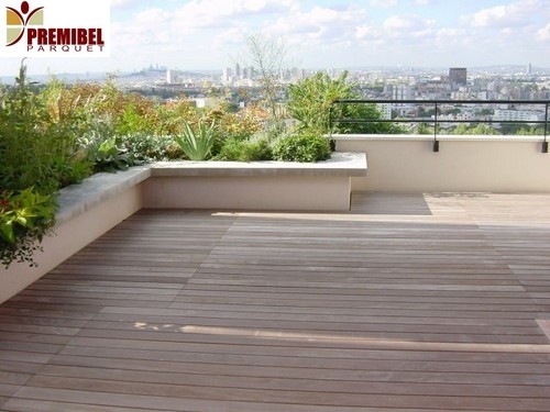 LAME DE TERRASSE IPE TABACCO BRUN 140 X 19