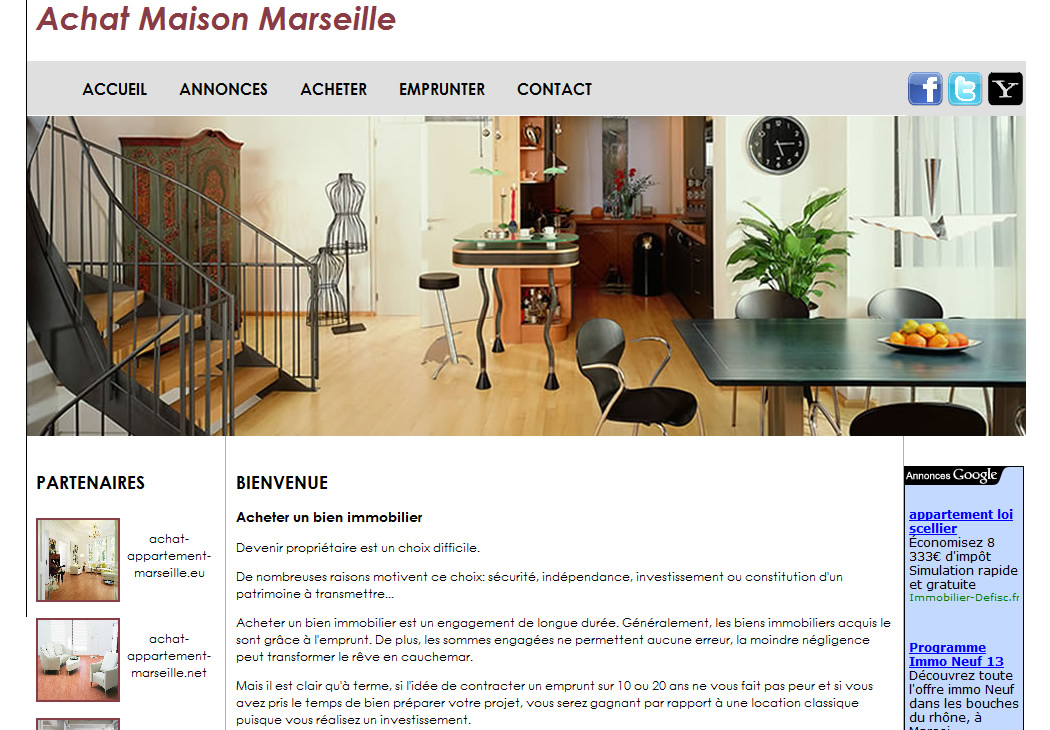 Toutes les annonces de ventes immobili&egrave;res situ&eacute;es &agrave;  Marseille