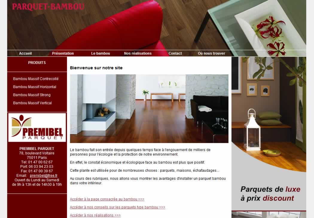 Les avantages d'installer un parquet bambou chez vous