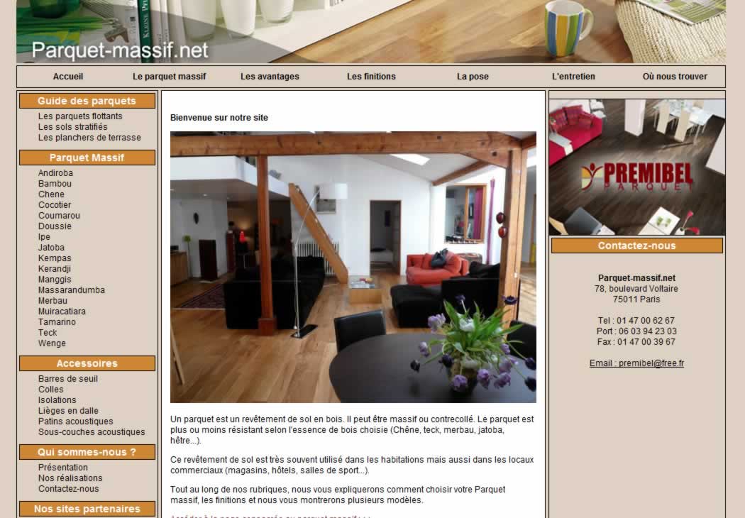 Parquet ch&ecirc;ne massif, flottant &agrave; prix discount