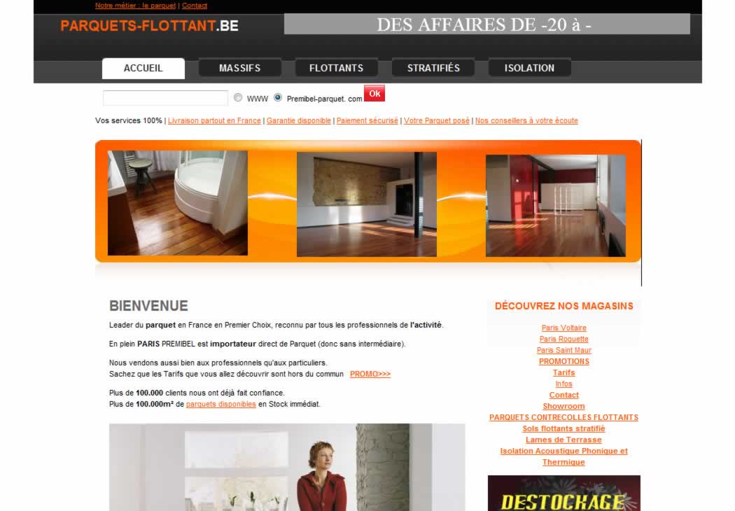 Achat et conseils de pose de parquet flottant