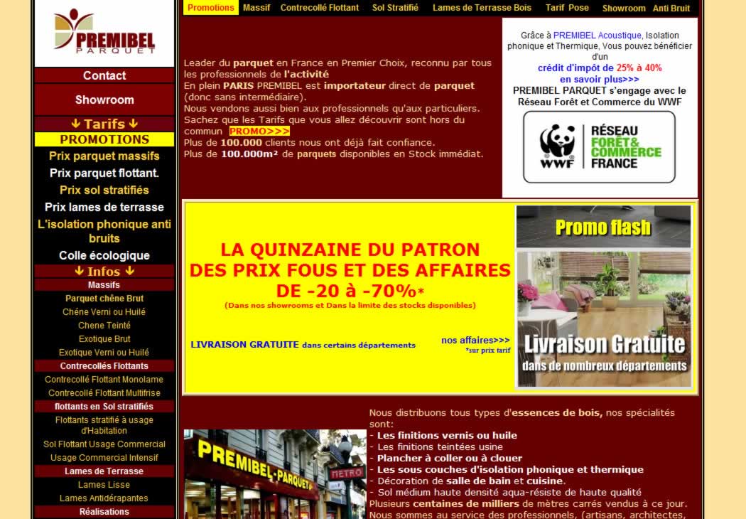 PARQUET massif - Parquets de luxe &agrave;  prix discount.