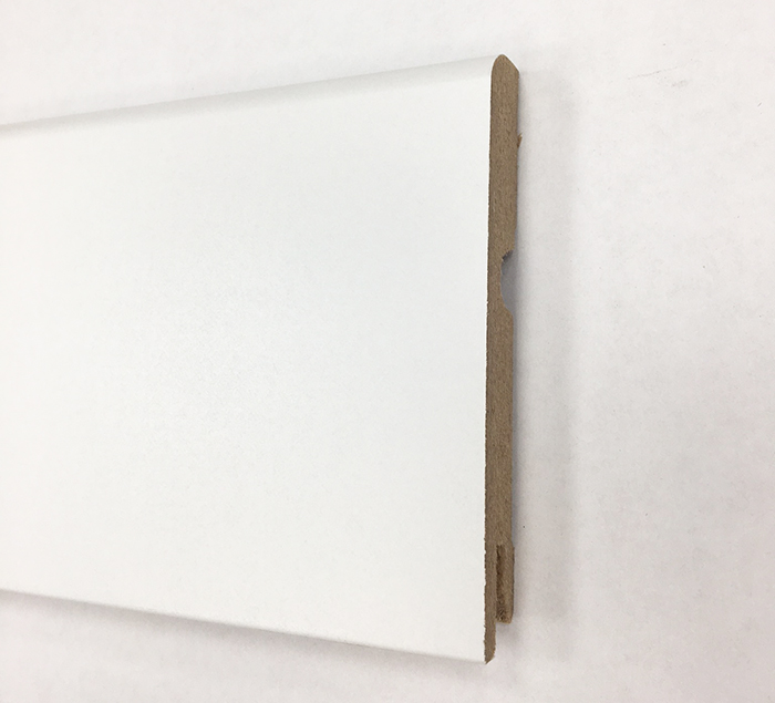 PLINTHE MDF BLANC 95x15 DINACHOC P951 - Certifié PEFC 70%