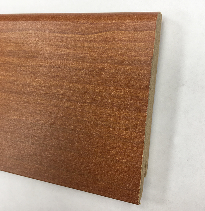 Plinthe de haute qualite - Plinthe mdf jatoba 80x15 dinachoc p804   - certifié pefc 70%  fin de serie