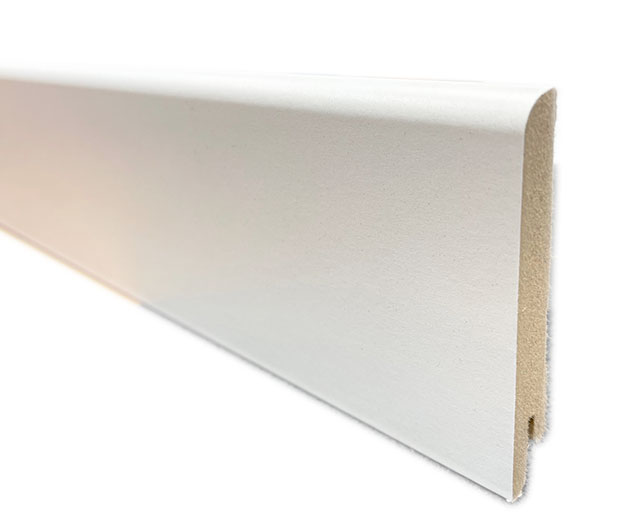 PLINTHE MDF BLANC 80x15 DINACHOC P801 - Certifié PEFC 70%