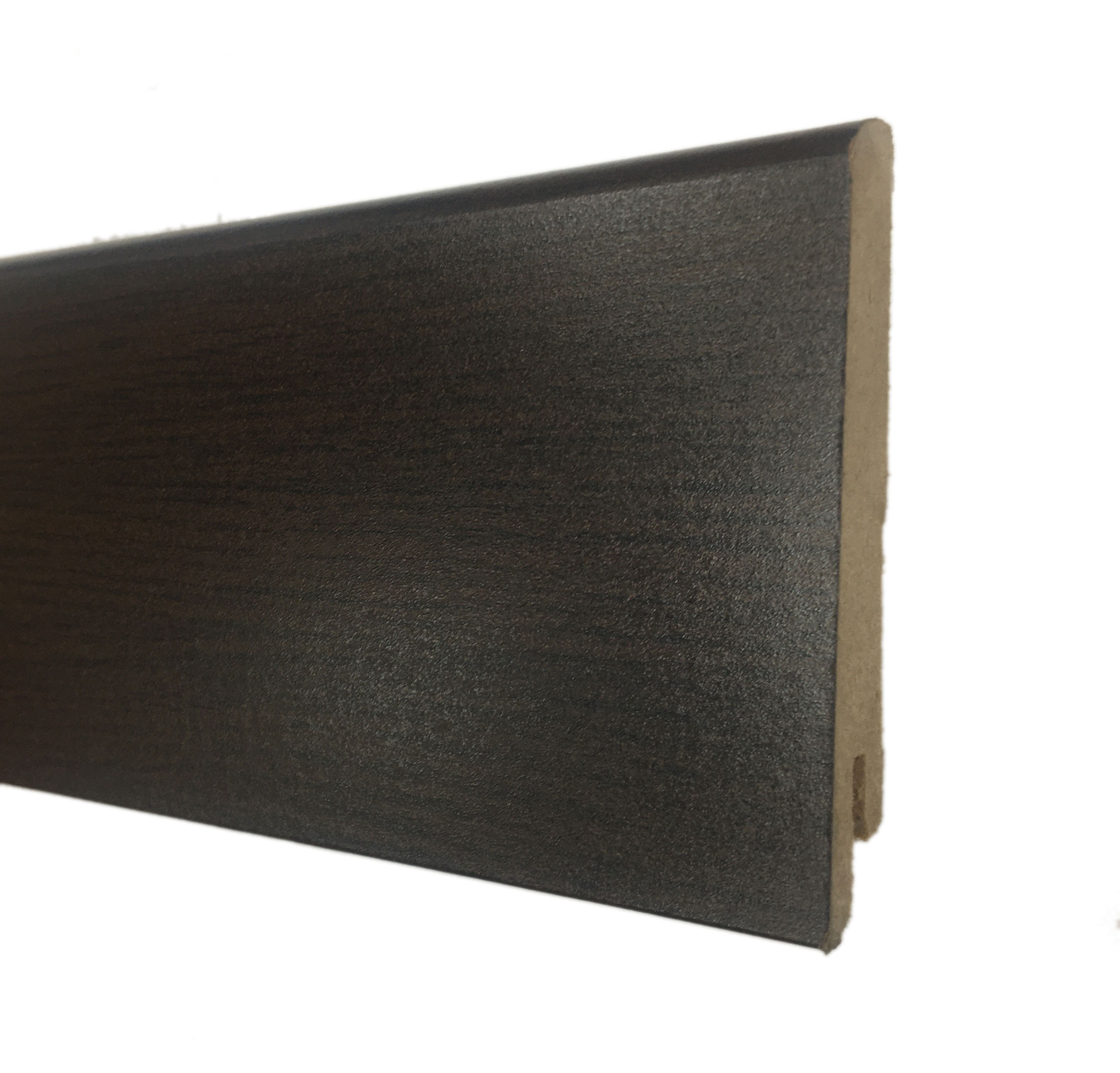 PLINTHE MDF WENGE 80x15 DINACHOC P808 - Certifié PEFC 70% - Parkett.fr