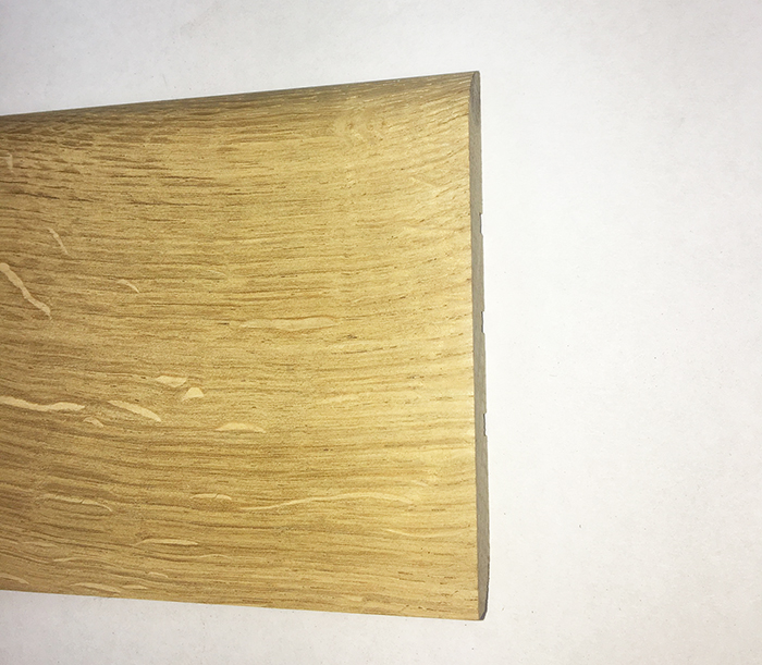 PLINTHE chêne MASSIF BRUT 100 x14mm