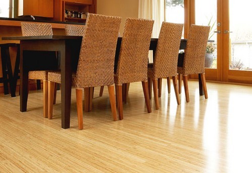 Parquet massif bambou