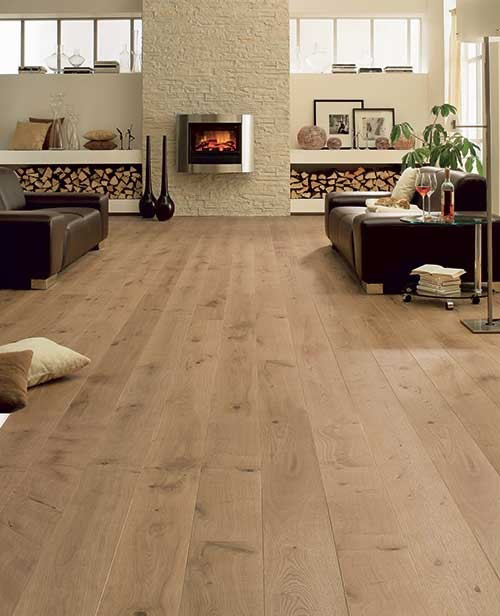 Plancher massif chêne long  xl - Chêne massif brut rustica 200x20mm go-2 1600-2200 préponcé