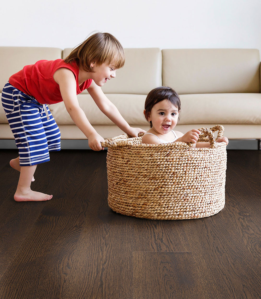 Parquet Massif Chêne Huilé - CHEN29279.1 - Chene massif huile rustique brosse chocolat 160x15x1800mm lv - certifié fsc 100 % <br />
