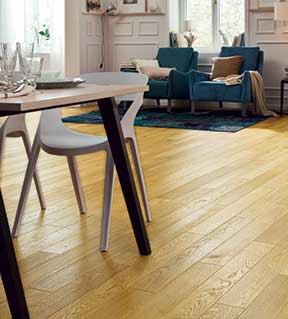 Parquet massif chêne verni