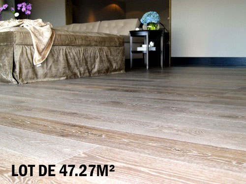 Parquet Flottant Chêne Huilé - CHENF2611 - Chene contrecolle huile brosse rustique ceruse rocky mountains 190x15x1825mm<br />