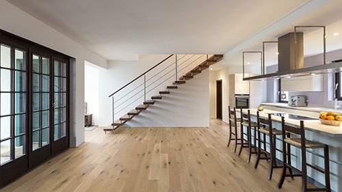 Parquet Flottant Chêne Huilé - CHENF2615 - Chene contrecolle rustique huile mat antique alpine white 145x14,5x1825mm<br />