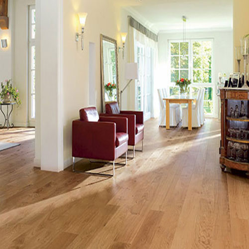 Parquet flottant chêne verni - Chêne contrecollé pr bis verni brossé las vegas 150x14x400mm à 1900mm - 4mm de couche d'usure - certifié fsc 100 %
