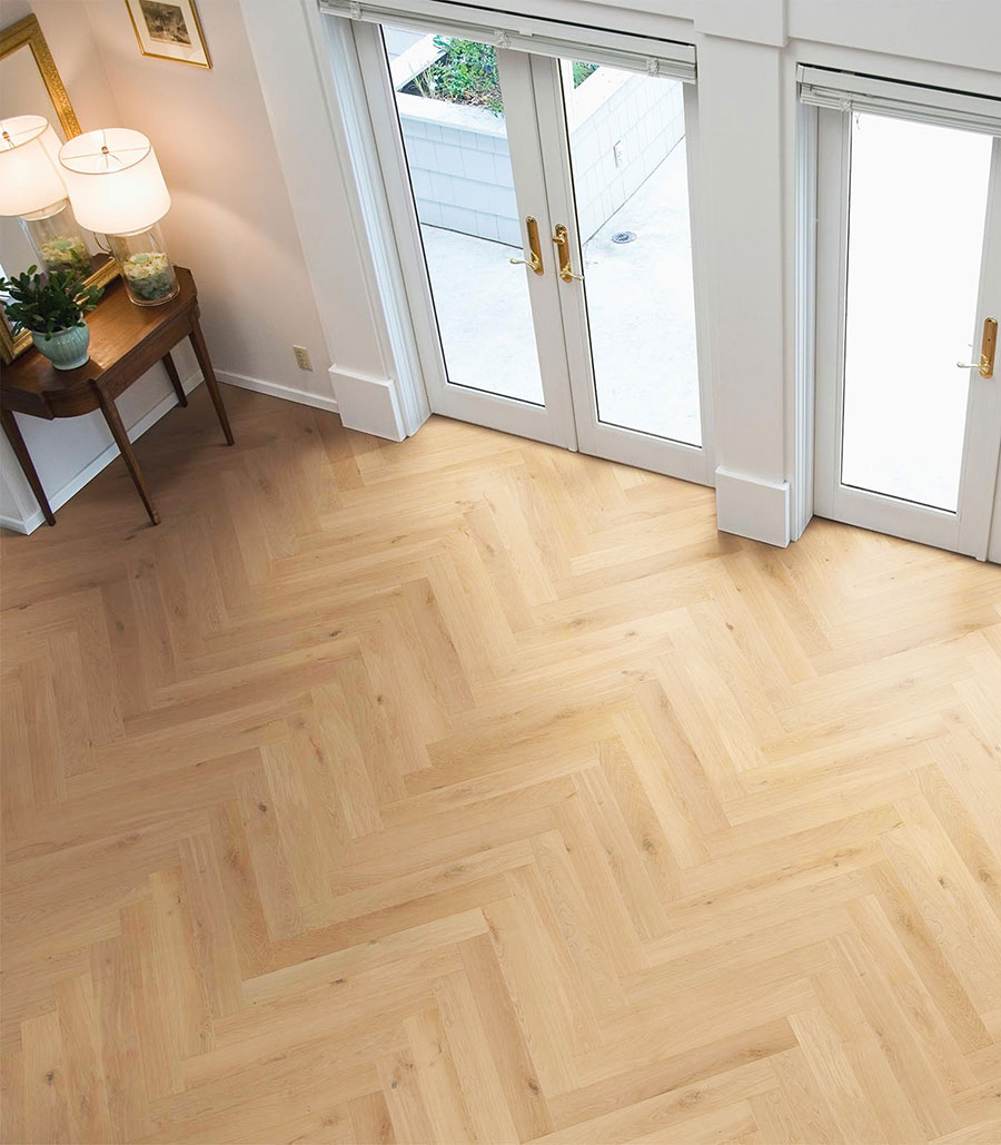 Parquet Flottant Chêne Verni - DABRF386376 - Baton rompu chene contrecolle decoart classic rustique verni brosse 120x10 l1000<br />
(compatible avec sol rafraîchissant) - certifié pefc 70%
