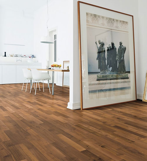 Parquet Flottant Bois Exotique Verni - DABRF387911 - Baton rompu contrecolle decoart verni robinier ambre authentique 70x10 l490<br />
(compatible avec sol rafraîchissant) - certifié pefc 70%