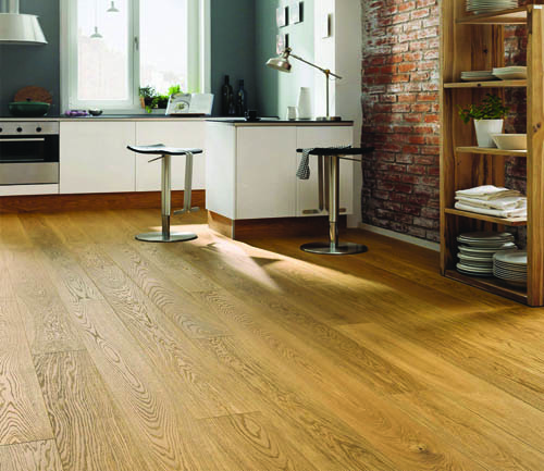 Parquet Flottant Chêne Huilé - DACHF28677 - Chene contrecolle select (sans noeuds) huile naturel planche large brosse 180x13.5mm - gamme decoart - certifié pefc 70%