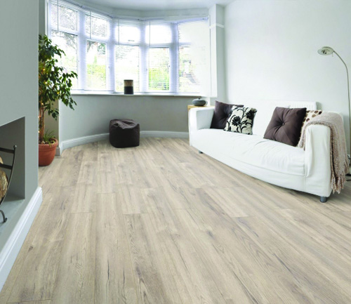 PARQUET SOL STRATIFIE DECOART – CHENE PETTERSON BEIGE - GAMME MILAN - 1380mmX193mmX8mm - Certifié FSC Mix Credit