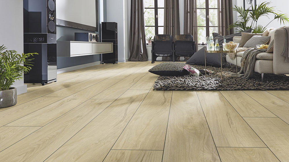 CHENE STRATIFIE DECOART MAGNUM SABLE  - GAMME AMSTERDAM  - 1845mmX244mmX10mm - Certifié FSC Mix Credit - discount-parquet.fr