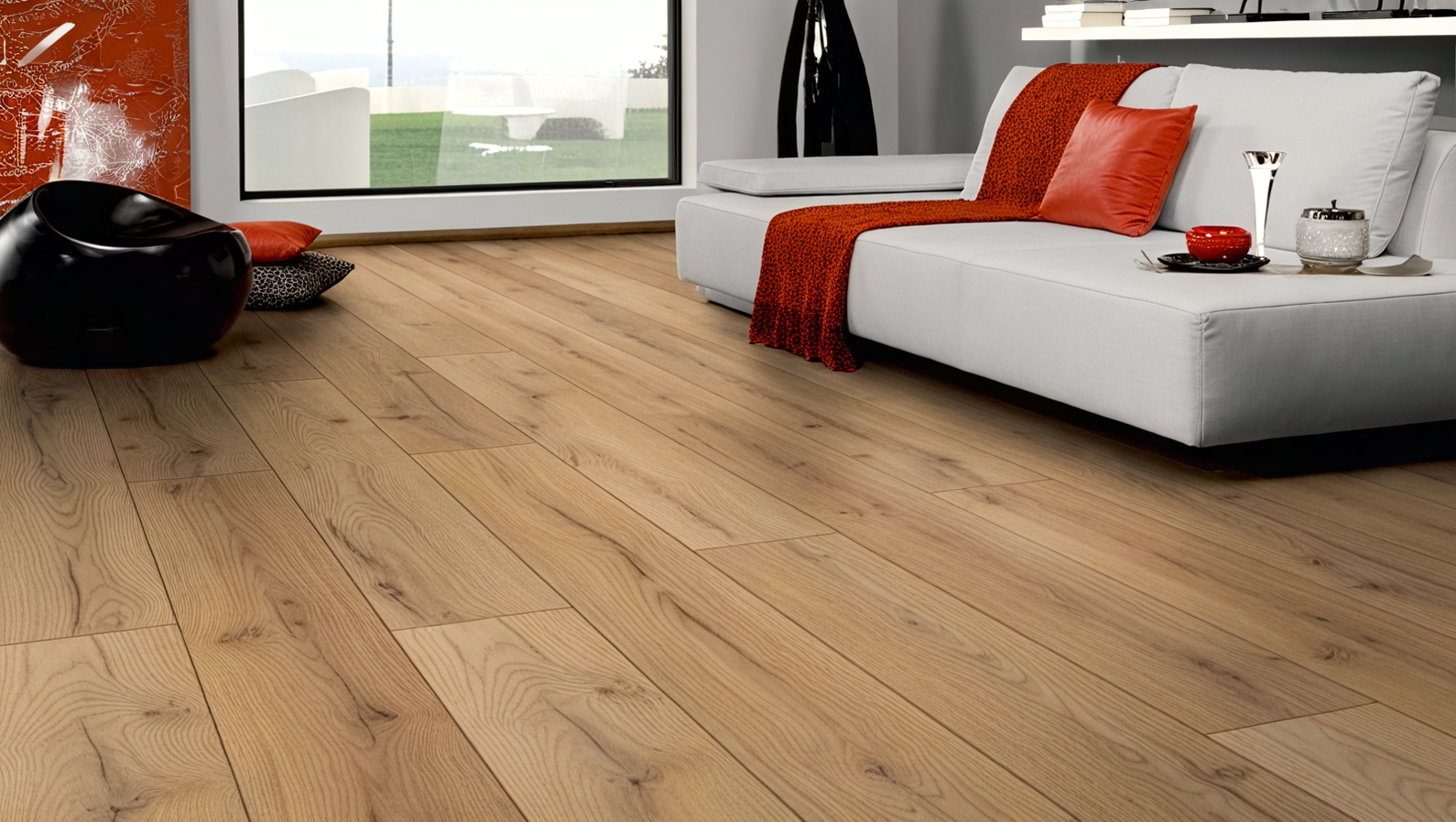 PARQUET SOL STRATIFIE DECOART CHENE CENTURY TENDANCE BEIGE - GAMME ALEXANDRIE - 1380mmX193mmX7mm - Certifié PEFC 70% - Parkett.fr