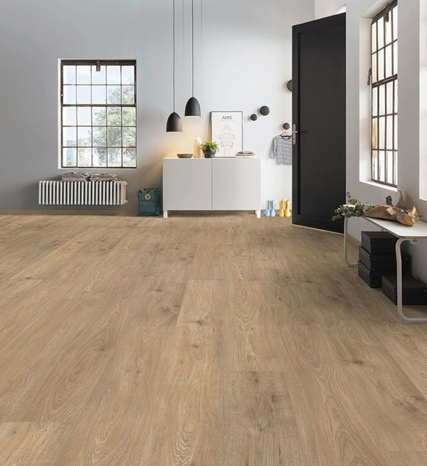 Parquet Stratifié Décoart Bologne 4v Usage Ultra-robuste - DASTR37376 - Sol stratifie decoart chene sicilia puro authentic mat planche extra large aqua - gamme bologne