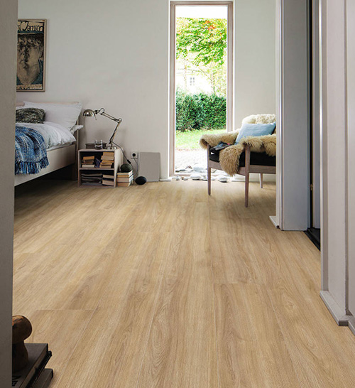 Parquet Stratifié Décoart Bologne 4v Usage Ultra-robuste - DASTR41583 - Sol stratifie decoart chene eleganza puro planche xxl aqua - gamme bologne