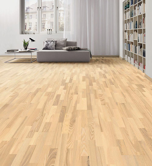 Lots Fin De Série Parquet - FRENF36004 - Frene contrecolle 3 frises touche de caramel verni lisse 190x14.5x1820mm lot de 41.60m²