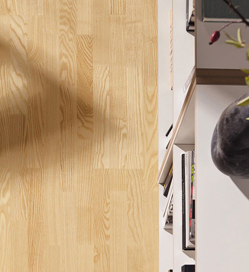 Lots fin de série parquet - Frene contrecollé 3 frises rustique verni lisse 190x13.5x1825mm - lot de 4.14m²