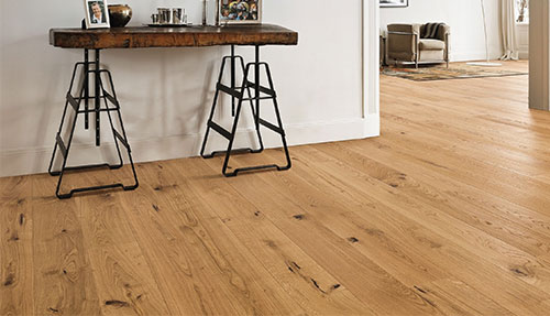Parquet Flottant Chêne Verni - HARO524634 - Haro parquet 4000 planche large à l'ancienne 180 2v chêne sauvage brossé permadur top connect 180mm x13.5mm - certifié pefc 70%