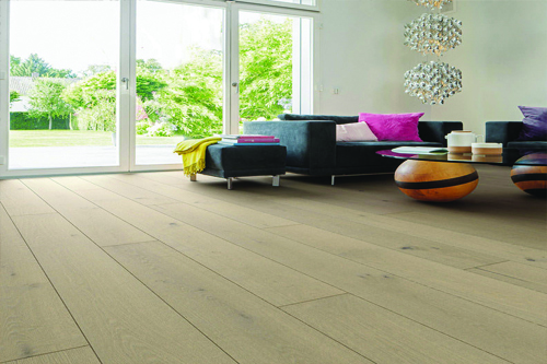 Lots fin de série parquet - Chêne contrecollé puro gris rustique - serie 4000- brossé 4v option silent pro - lot fin de serie 2.77m²