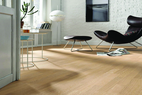 Parquet Flottant Chêne Huilé - HARO8531686 - Chene contrecolle a l'anglaise huile naturalin puro blanc exquisit brosse- serie 4000-5g- certifié pefc 70%