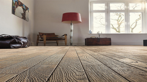 Parquet Flottant Chêne Huilé - HARO8532982 - Chene contrecolle huile naturalin gris tabac terra a l'anglaise -5g - serie 4000- brosse retro 3d 4v-certifié pefc 70%
