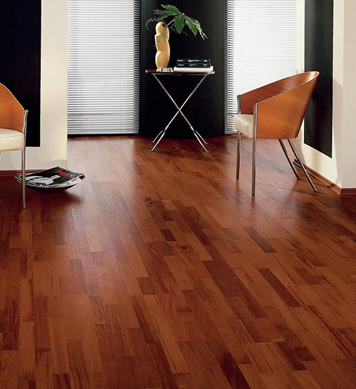 Parquet flottant exotique verni - Jatoba contrecolle verni lisse 3 frises go-0 190x14.5x1820