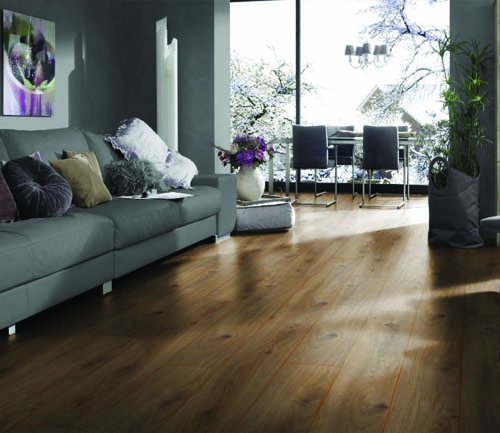 Sol stratifie decor bois - Chene stratifie prestige nature - gamme exquisit- 1380mmx193mmx8mm - certifié fsc mix credit