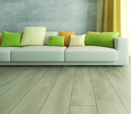 Sol stratifie decor bois - Chene stratifie beige ete - superior standard plus - 1380mmx193mmx7mm - certifié pefc 70%