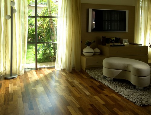 Parquet flottant verni