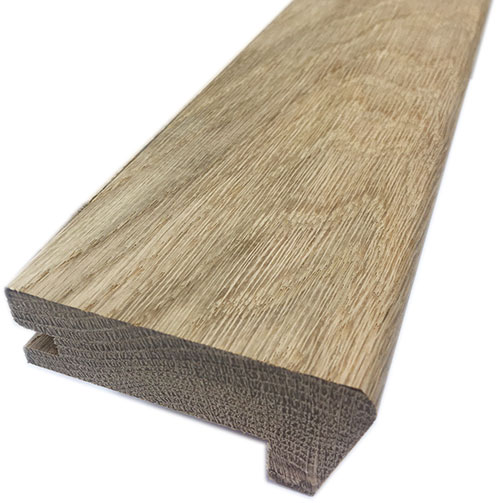 NEZ DE MARCHE CHENE MASSIF BRUT 35x70x2000 (pour parquet de 20mm)