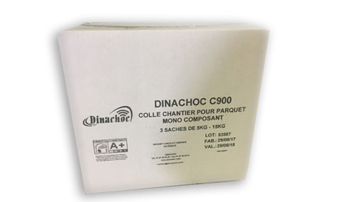 Colle - Colle parquet polymère dinachoc c900 (pot de 15kg) - compatible pour les lames de 120mm de large maximum  prix au kg<br />
