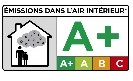 étiquettes « Émissions dans l’air intérieur COV » la catégorie A+