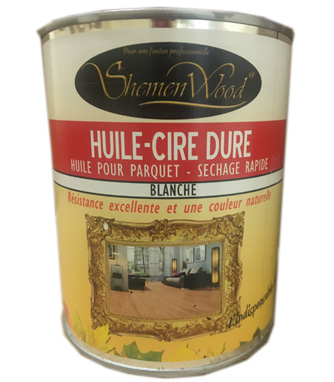 Accessoire Et Finition - HUIL1006 - Huilé cire dure huile blanche shemenwood 1 litre<br />
la référence des professionnels du parquet