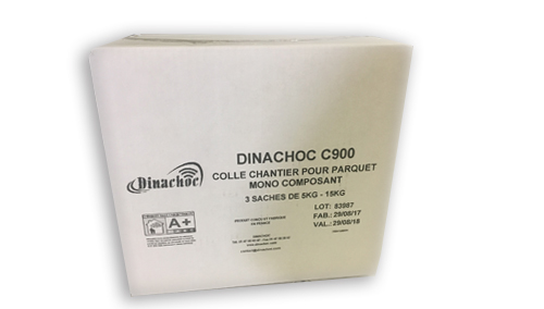 Colle Parquet Ou Carrelage - COLL0041 - Colle parquet polymère dinachoc c900 a+ (pot de 15kg) - compatible pour les lames de 120mm de large maximum prix au kg 