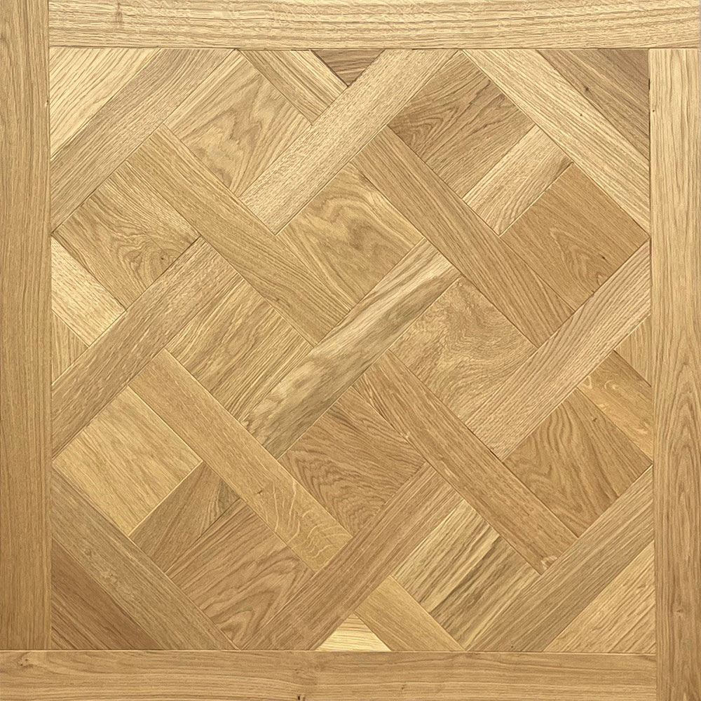 Dalles Parquet Versailles - VERF39005 - Chêne dalles versailles cheverny verni pr bis 1000x1000x15mm4mm de couche d'usure certifié fsc 100%